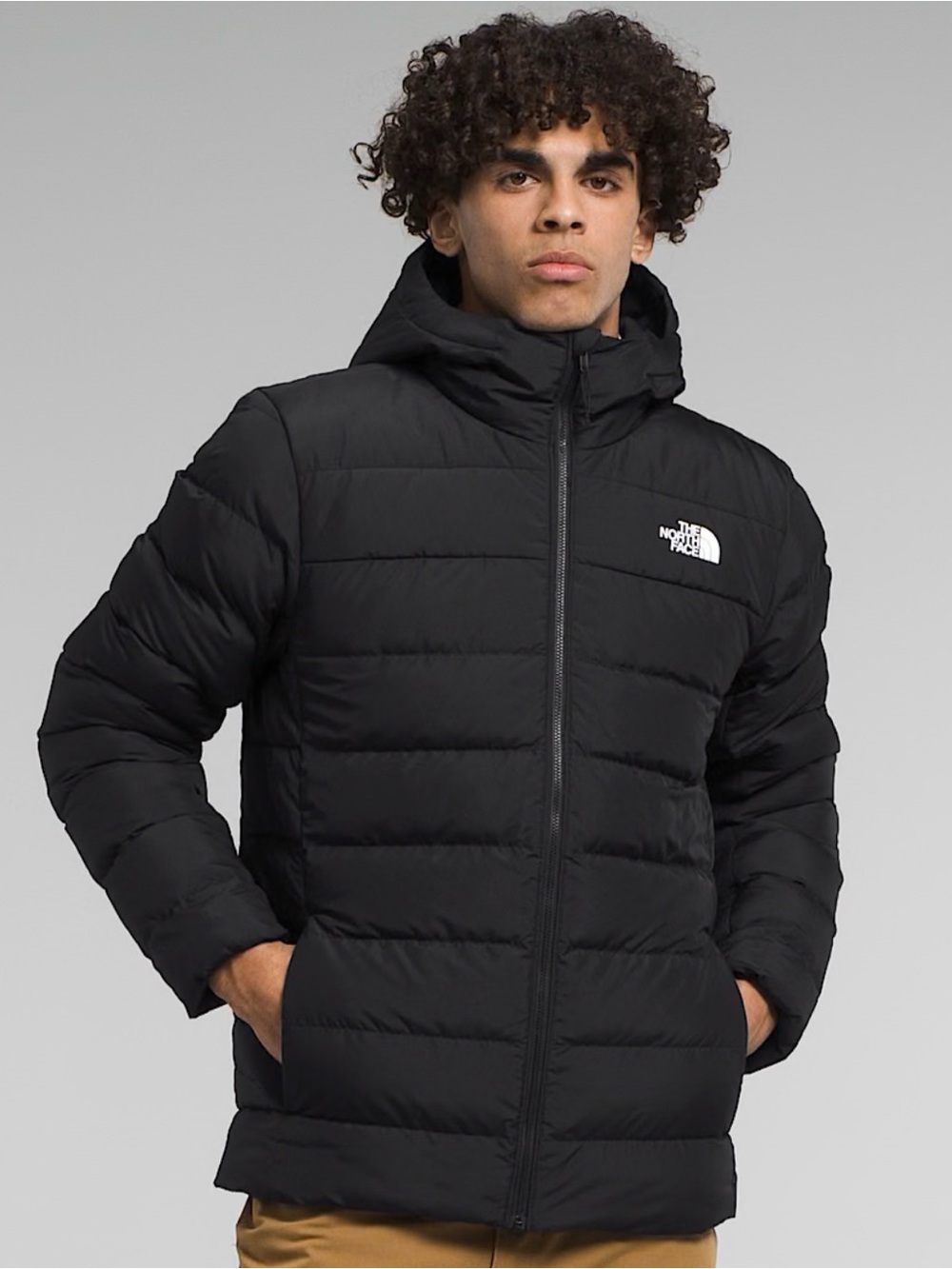 The North Face Men’s Black Hooded Puffer Jacket